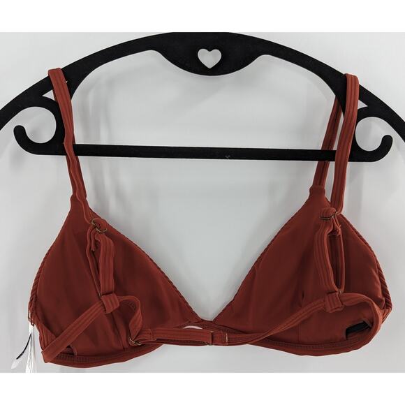 Andie Swim Red Claire Bikini Swim Top The Gold Coast - Picture 8 of 11